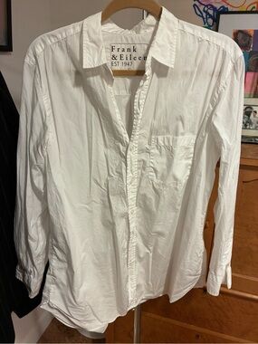 Frank & Eileen Joedy White Button-Down Shirt